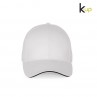 Kapa s šiltom K-UP K185 z ukrivljenim šiltom in nastavljivim zapenjanjem iz 100 % bombaža