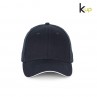 Kapa s šiltom K-UP K185 z ukrivljenim šiltom in nastavljivim zapenjanjem iz 100 % bombaža