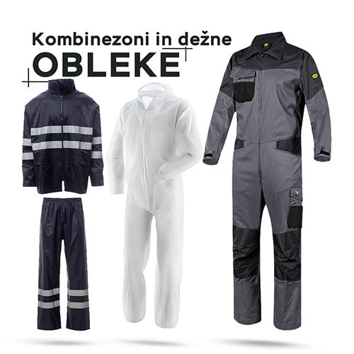 Kombinezoni in dežne obleke