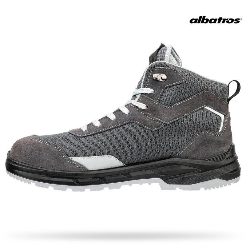 Albatros delovni čevlji Axis MID S1P FO SR, Delovna obutev, Visoki delovni čevlji, Ženski delovni čevlji, S1 / S1P