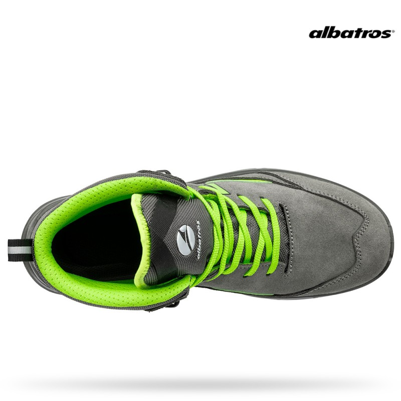 Moški visoki zaščitni delovni čevlji Albatros Vector S3 Mid