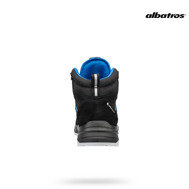 Moški visoki zaščitni delovni čevlji Albatros Vector S3 Mid