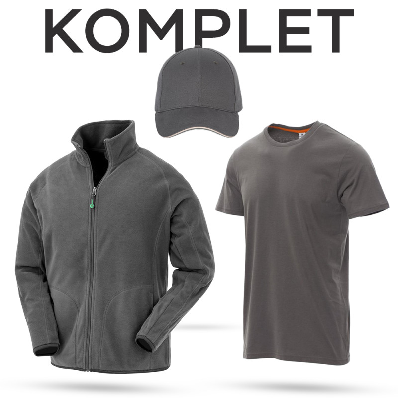 Delovni komplet FLIS - MAJICA - KAPA S ŠILTOM, Delovni kompleti