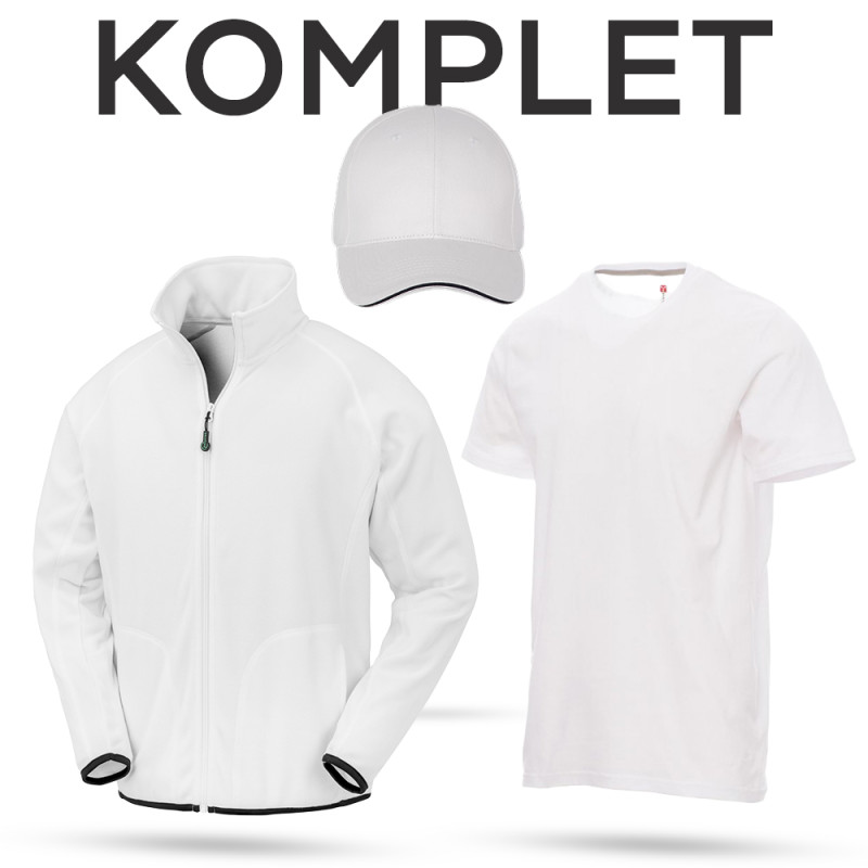 Delovni komplet FLIS - MAJICA - KAPA S ŠILTOM, Delovni kompleti