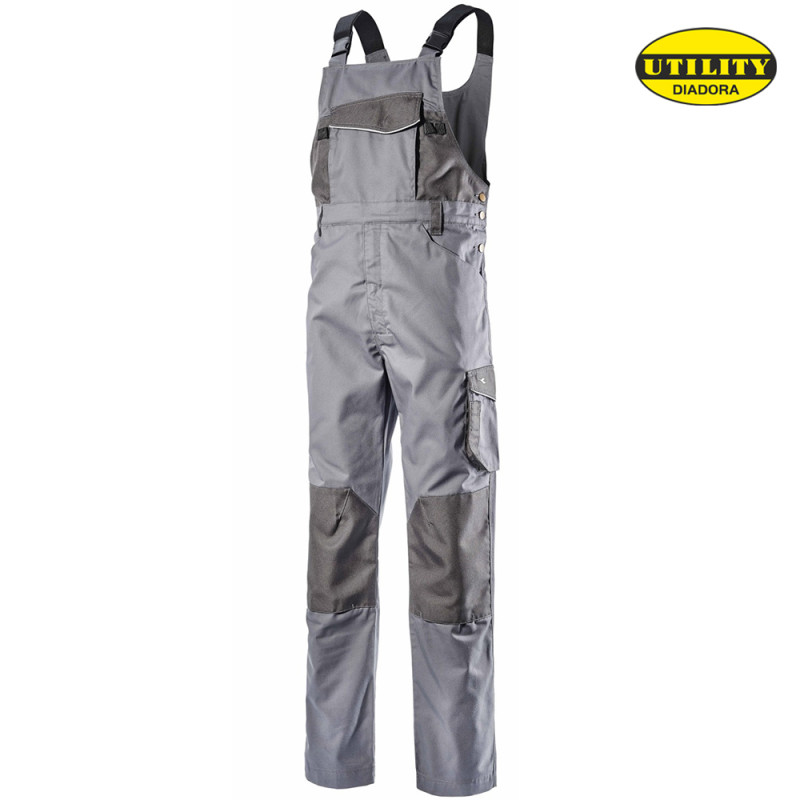 Diadora BIB OVERALL POLY 702.161755, Delovna oblačila, Delovne hlače z naramnicami