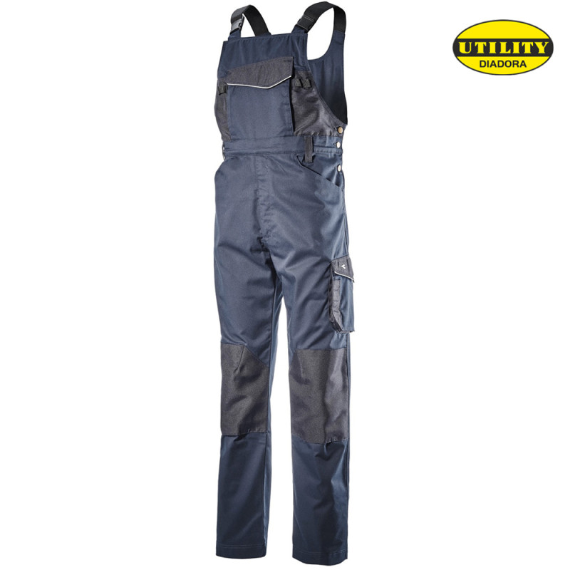 Diadora BIB OVERALL POLY 702.161755, Delovna oblačila, Delovne hlače z naramnicami