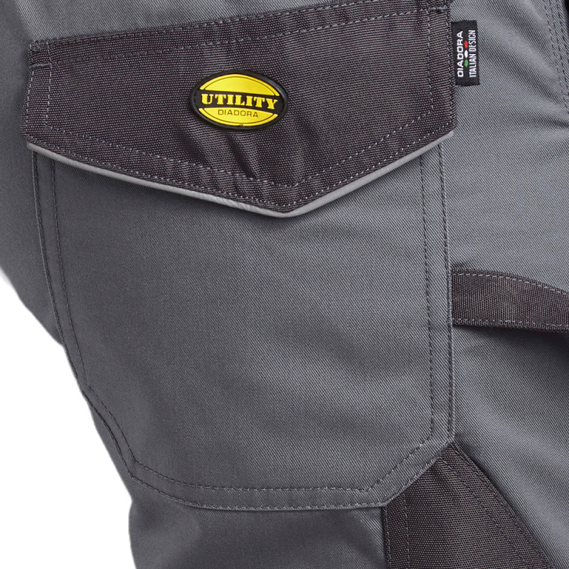 Diadora BIB OVERALL POLY 702.161755, Delovna oblačila, Delovne hlače z naramnicami