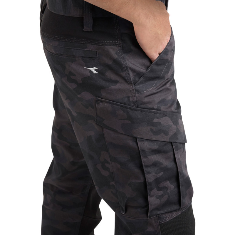 Diadora RIPSTOP CARGO CAMO 702.173172, Delovna oblačila, Delovne hlače do pasu