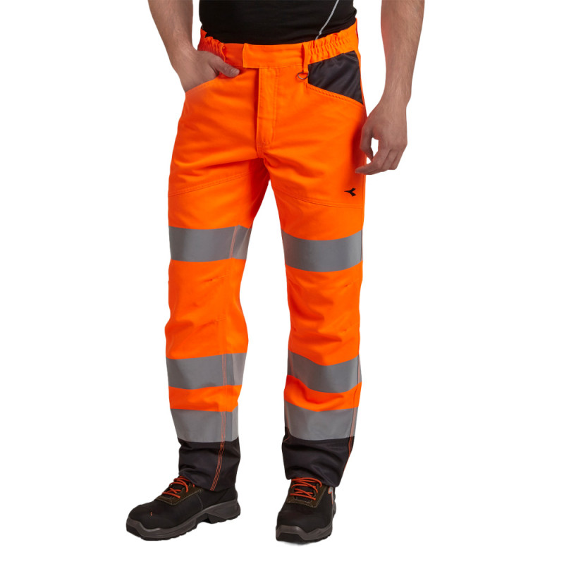 Diadora HV EN 20471-2013 2 702.176235, Delovna oblačila, Dobrovidna delovna oblačila, Dobrovidne delovne hlače, Dobrovidne delovne hlače do pasu