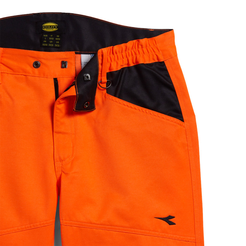 Diadora HV EN 20471-2013 2 702.176235, Delovna oblačila, Dobrovidna delovna oblačila, Dobrovidne delovne hlače, Dobrovidne delovne hlače do pasu