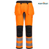 Portwest dobrovidne delovne hlače CD889 WX2 Hi-Vis Eco, Dobrovidna delovna oblačila, Dobrovidne delovne hlače, Dobrovidne delovne hlače do pasu