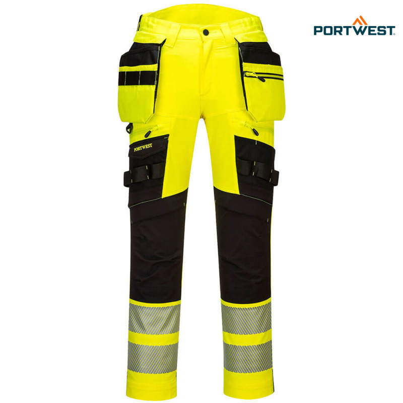 Portwest dobrovidne delovne hlače DX442 DX4, Dobrovidna delovna oblačila, Dobrovidne delovne hlače, Dobrovidne delovne hlače do pasu