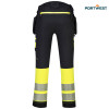 Portwest dobrovidne delovne hlače DX445 DX4 Hi-Vis razred 1, Dobrovidna delovna oblačila, Dobrovidne delovne hlače, Dobrovidne delovne hlače do pasu