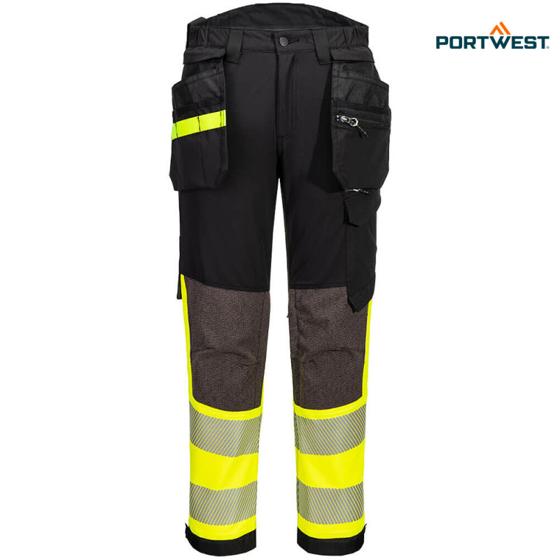 Portwest dobrovidne delovne hlače EV442 Hi-Vis razred 1, Dobrovidna delovna oblačila, Dobrovidne delovne hlače, Dobrovidne delovne hlače do pasu