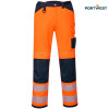 Portwest dobrovidne delovne hlače PW340 Hi-Vis PW3, Dobrovidna delovna oblačila, Dobrovidne delovne hlače, Dobrovidne delovne hlače do pasu