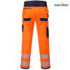 Portwest dobrovidne delovne hlače PW340 Hi-Vis PW3, Dobrovidna delovna oblačila, Dobrovidne delovne hlače, Dobrovidne delovne hlače do pasu