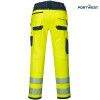 Portwest dobrovidne delovne hlače PW340 Hi-Vis PW3, Dobrovidna delovna oblačila, Dobrovidne delovne hlače, Dobrovidne delovne hlače do pasu