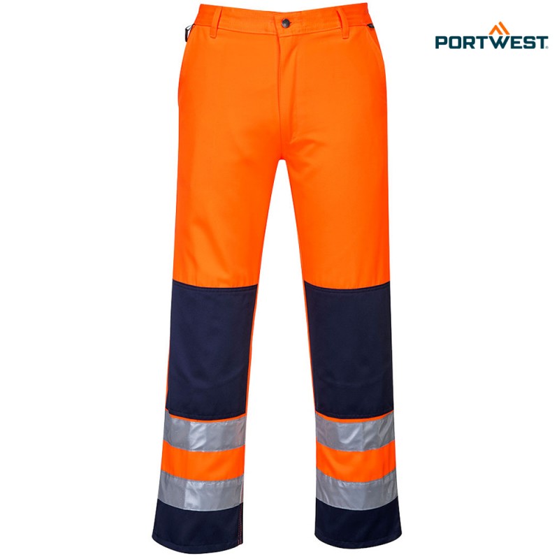 Portwest dobrovidne delovne hlače TX71 Contrast Seville, Dobrovidna delovna oblačila, Dobrovidne delovne hlače, Dobrovidne delovne hlače do pasu