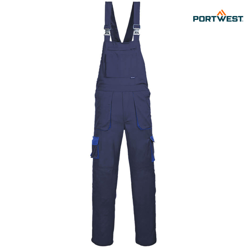 Portwest delovne hlače z naramnicami TX12, Delovna oblačila, Delovne hlače z naramnicami