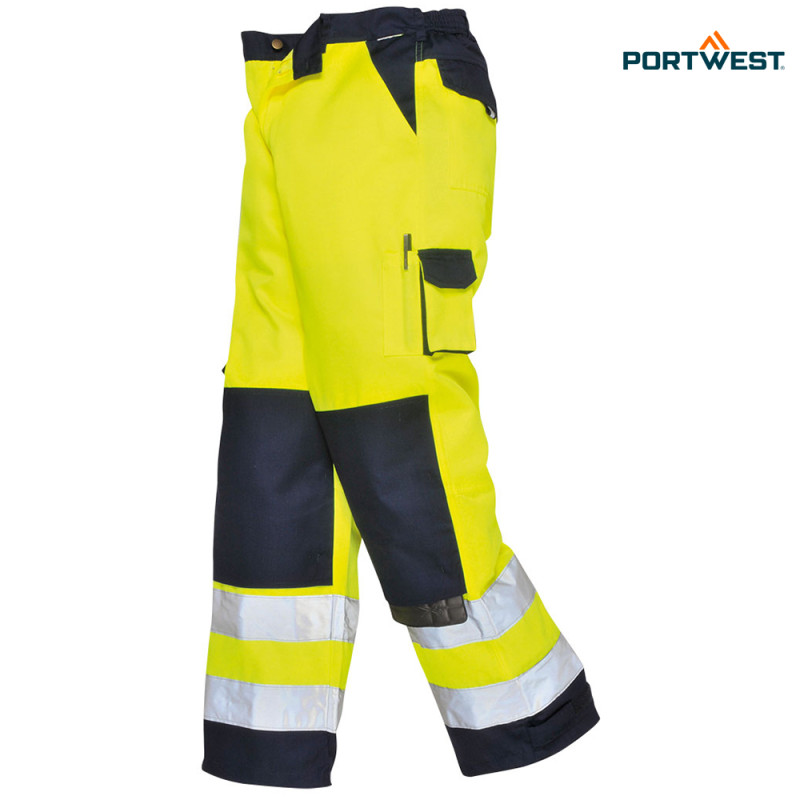 Portwest dobrovidne delovne hlače TX51 Contrast Lyon, Dobrovidna delovna oblačila, Dobrovidne delovne hlače, Dobrovidne delovne hlače do pasu