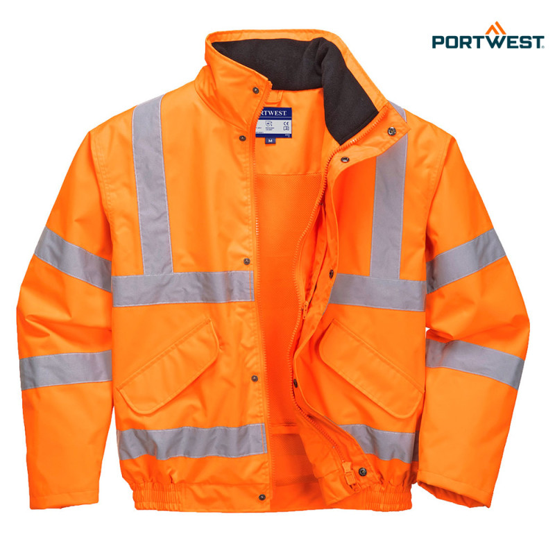 Portwest RT62 - Zračna dežna bomber jakna Hi-Vis, Delovna oblačila, Delovne jakne in bunde