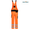 Portwest dobrovidne delovne hlače PW244 Hi-Vis PW2, Dobrovidna delovna oblačila, Dobrovidne delovne hlače, Dobrovidne delovne hlače z naramnicami