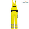Portwest dobrovidne delovne hlače PW244 Hi-Vis PW2, Dobrovidna delovna oblačila, Dobrovidne delovne hlače, Dobrovidne delovne hlače z naramnicami