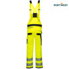 Portwest dobrovidne delovne hlače PW344 Hi-Vis, Dobrovidna delovna oblačila, Dobrovidne delovne hlače, Dobrovidne delovne hlače z naramnicami