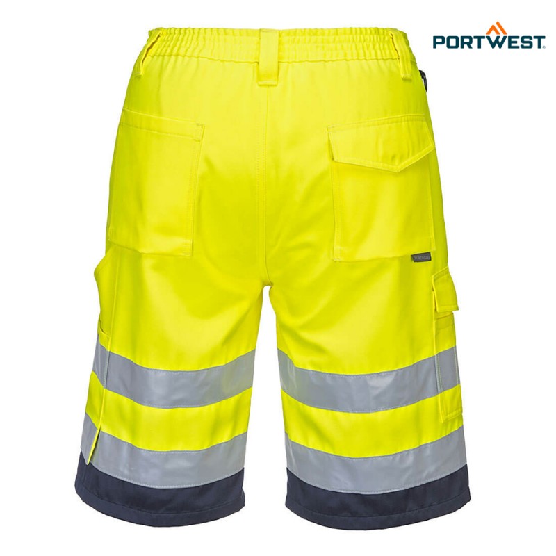Portwest delovne kratke hlače L043, Dobrovidna delovna oblačila, Dobrovidne delovne hlače, Dobrovidne delovne kratke hlače