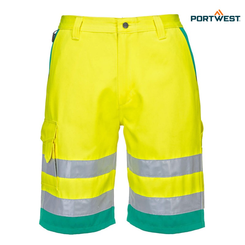 Portwest delovne kratke hlače L043, Dobrovidna delovna oblačila, Dobrovidne delovne hlače, Dobrovidne delovne kratke hlače