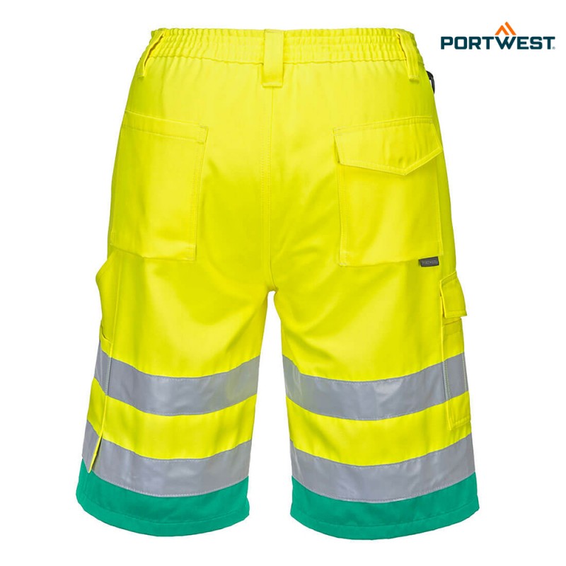 Portwest delovne kratke hlače L043, Dobrovidna delovna oblačila, Dobrovidne delovne hlače, Dobrovidne delovne kratke hlače