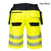 Portwest delovne kratke hlače PW343 PW3 Hi-Vis, Dobrovidna delovna oblačila, Dobrovidne delovne hlače, Dobrovidne delovne kratke hlače