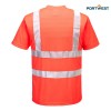 Portwest dobrovidna delovna majica S478 Hi-Vis, Dobrovidna delovna oblačila, Dobrovidne delovne majice, Dobrovidne majice s kratkimi rokavi