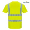Portwest dobrovidna delovna majica S478 Hi-Vis, Dobrovidna delovna oblačila, Dobrovidne delovne majice, Dobrovidne majice s kratkimi rokavi