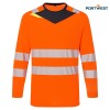 Portwest dobrovidna delovna majica DX416 Hi-Vis DX4, Dobrovidna delovna oblačila, Dobrovidne delovne majice, Dobrovidne majice z dolgimi rokavi