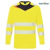 Portwest dobrovidna delovna majica DX416 Hi-Vis DX4, Dobrovidna delovna oblačila, Dobrovidne delovne majice, Dobrovidne majice z dolgimi rokavi