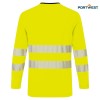 Portwest dobrovidna delovna majica DX416 Hi-Vis DX4, Dobrovidna delovna oblačila, Dobrovidne delovne majice, Dobrovidne majice z dolgimi rokavi