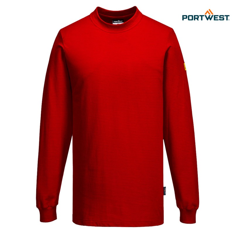 Portwest delovna ESD majica AS22 antistatična, Delovna oblačila, Delovne majice z dolgimi rokavi, Delovne majice