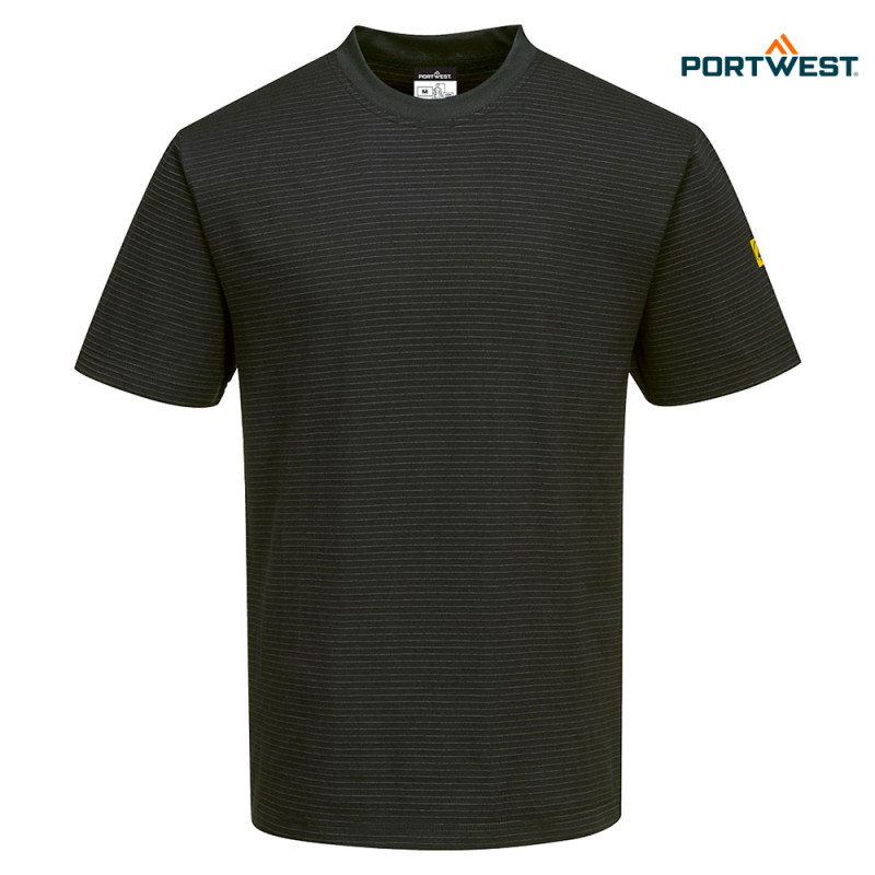 Portwest delovna ESD majica AS20 antistatična, Delovna oblačila, Delovne majice s kratkimi rokavi, Delovne majice