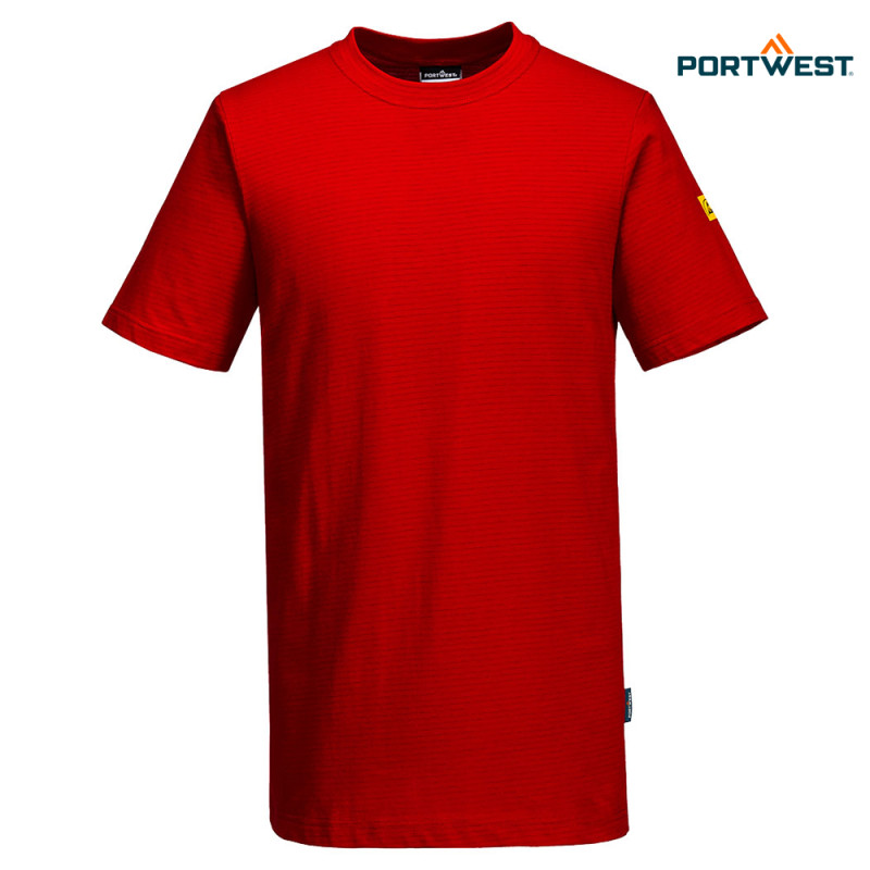 Portwest delovna ESD majica AS20 antistatična, Delovna oblačila, Delovne majice s kratkimi rokavi, Delovne majice