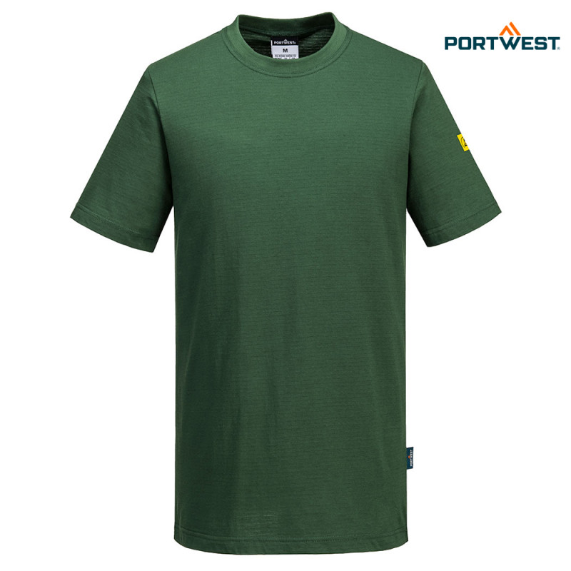 Portwest delovna ESD majica AS20 antistatična, Delovna oblačila, Delovne majice s kratkimi rokavi, Delovne majice
