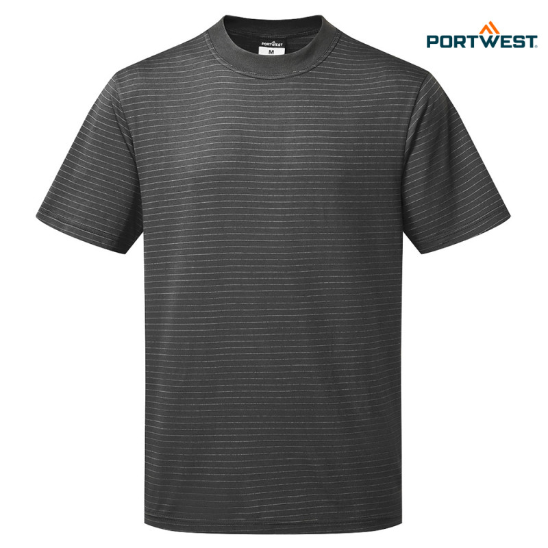 Portwest delovna ESD majica AS20 antistatična, Delovna oblačila, Delovne majice s kratkimi rokavi, Delovne majice