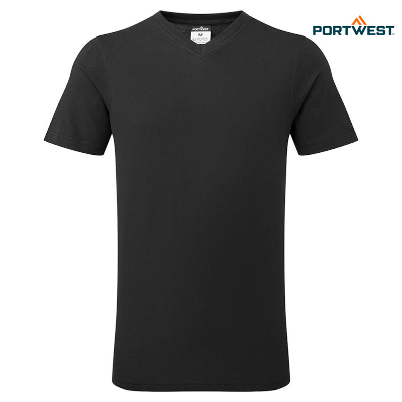 Portwest delovna majica B197 z V-izrezom, Delovna oblačila, Delovne majice s kratkimi rokavi, Delovne majice