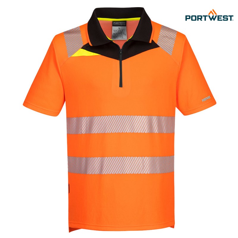 Portwest dobrovidna delovna polo majica DX412 Hi-Vis DX4, Dobrovidna delovna oblačila, Dobrovidne delovne majice, Dobrovidne polo majice