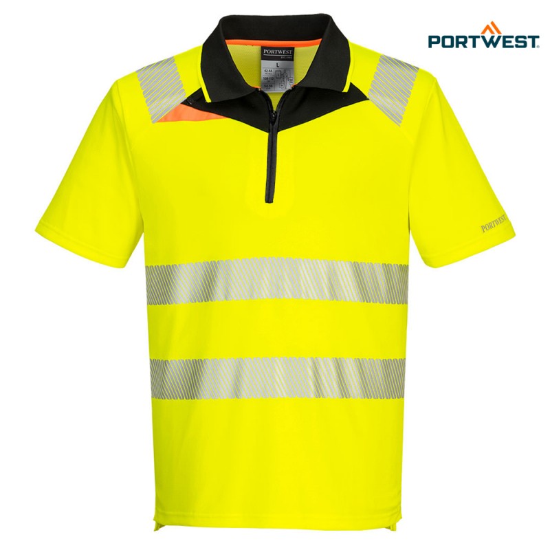 Portwest dobrovidna delovna polo majica DX412 Hi-Vis DX4, Dobrovidna delovna oblačila, Dobrovidne delovne majice, Dobrovidne polo majice