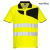Portwest dobrovidna delovna polo majica PW212 Hi-Vis PW2, Dobrovidna delovna oblačila, Dobrovidne delovne majice, Dobrovidne polo majice