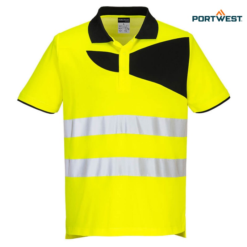 Portwest dobrovidna delovna polo majica PW212 Hi-Vis PW2, Dobrovidna delovna oblačila, Dobrovidne delovne majice, Dobrovidne polo majice