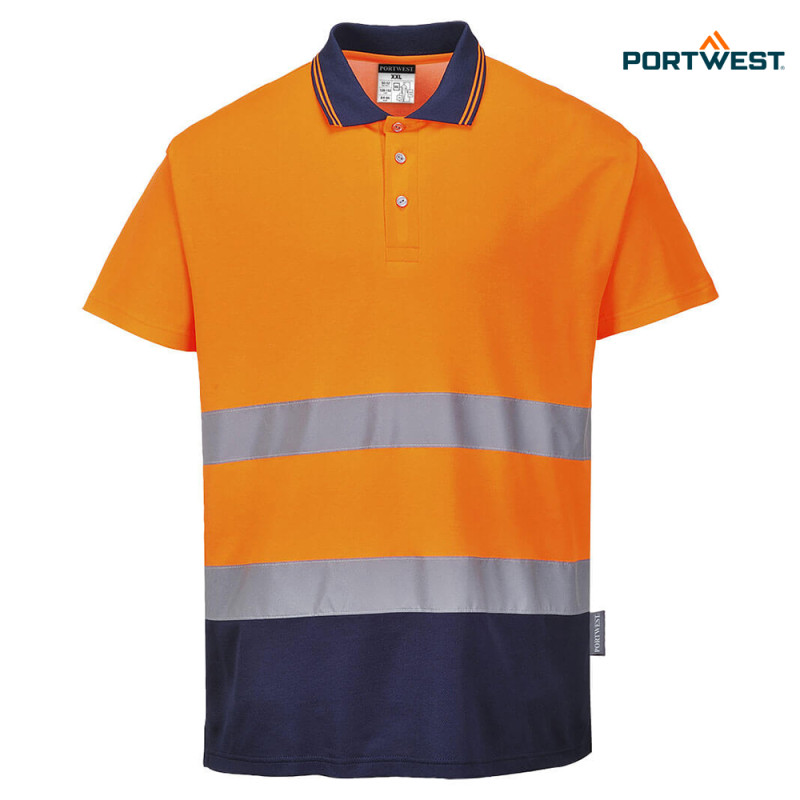 Portwest dobrovidna delovna polo majica S174 Hi-Vis Cotton Comfort, Dobrovidna delovna oblačila, Dobrovidne delovne majice, Dobrovidne polo majice