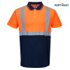 Portwest dobrovidna delovna polo majica S479 Contrast Hi-Vis, Dobrovidna delovna oblačila, Dobrovidne delovne majice, Dobrovidne polo majice
