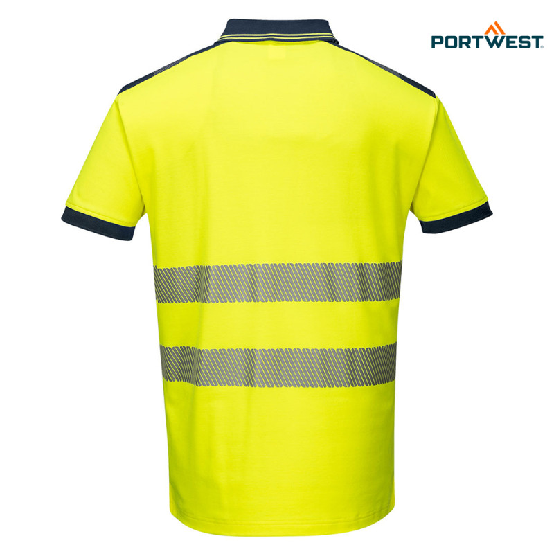 Portwest dobrovidna delovna polo majica T180 PW3 Hi-Vis, Dobrovidna delovna oblačila, Dobrovidne delovne majice, Dobrovidne polo majice
